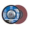 Pferd 7" x 5/8-11 Thd. POLIFAN Flap Disc - A SG STEELOX, Aluminum oxide, 40 Grit, Conical 62308 - alternate 1